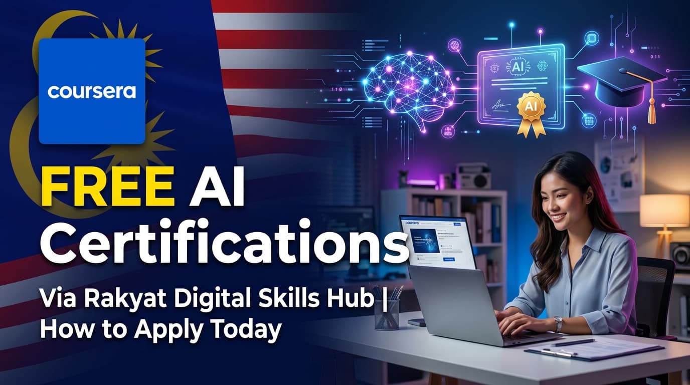 🎓 How to Get Free Coursera AI Certifications via Rakyat Digital Skills Hub