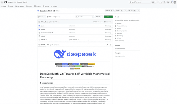 DeepSeek Makes History Again! Open Source IMO Gold Level Math Model, AI Learns to Reflect for the First Time