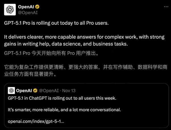 🚀 OpenAI Strikes Back: GPT-5.1 Pro and GPT-5.1-Codex-Max